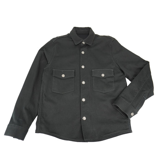 Front Zip Jacket -Black-