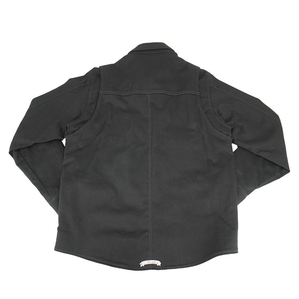Front Zip Jacket -Black-