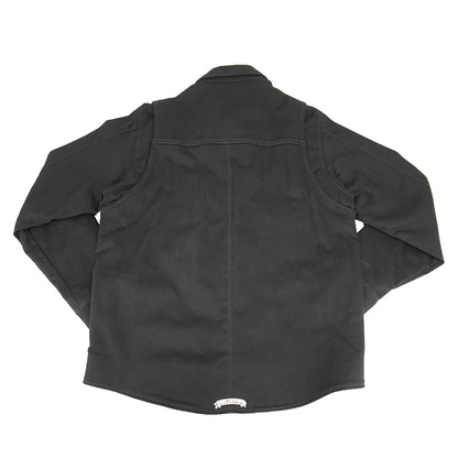Front Zip Jacket -Black-
