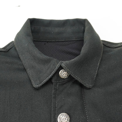 Front Zip Jacket -Black-