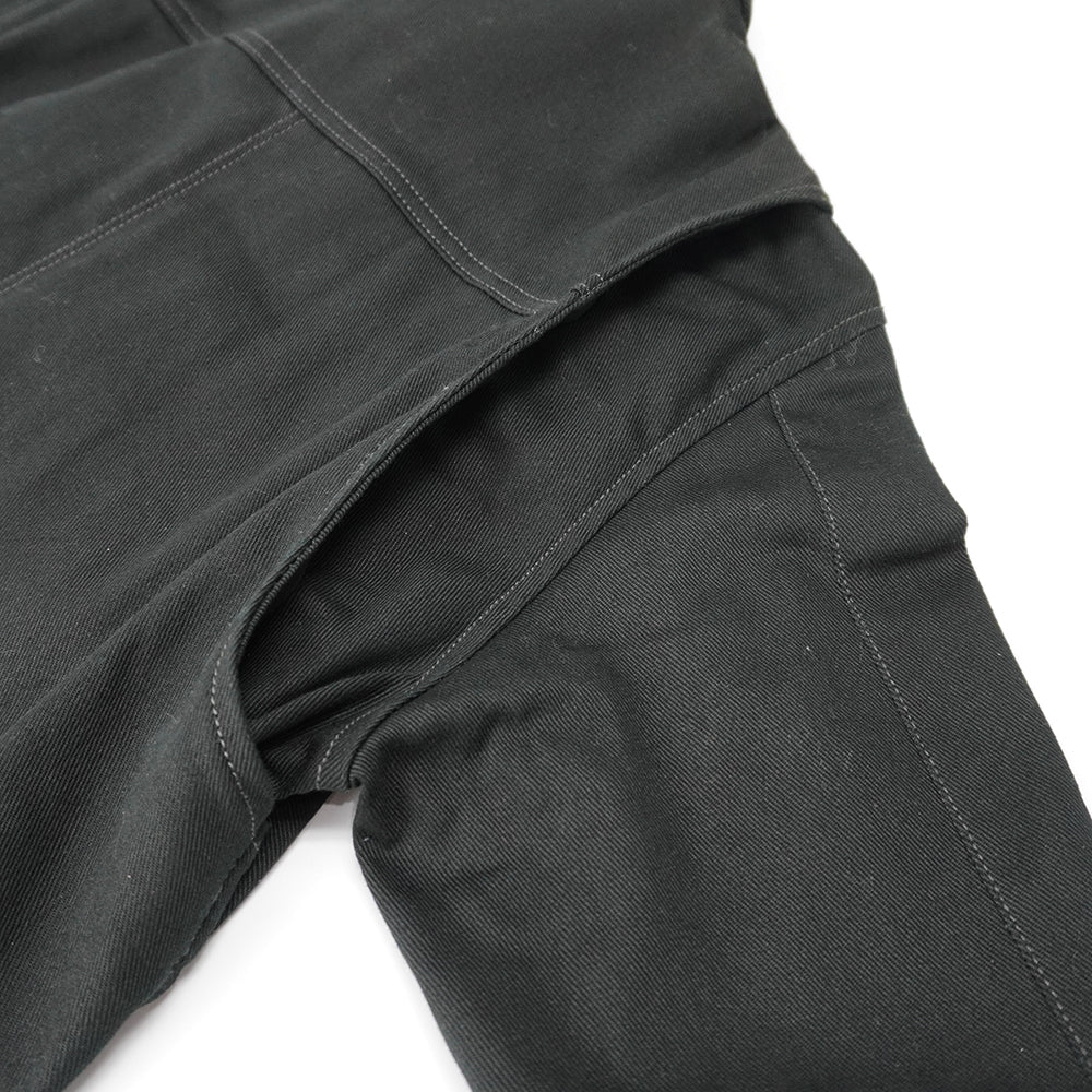 Front Zip Jacket -Black-