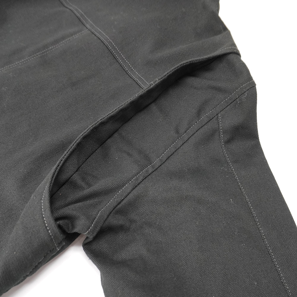 Front Zip Jacket -Black-