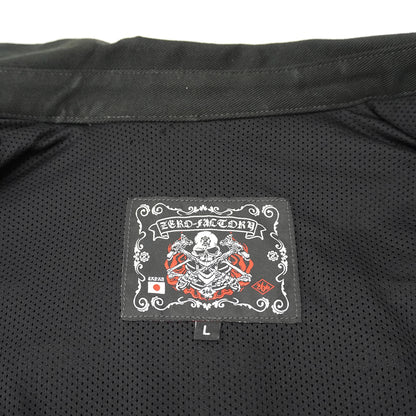 Front Zip Jacket -Black-
