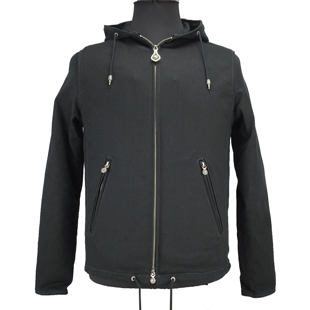2WAY BLACK TWILL PARKER