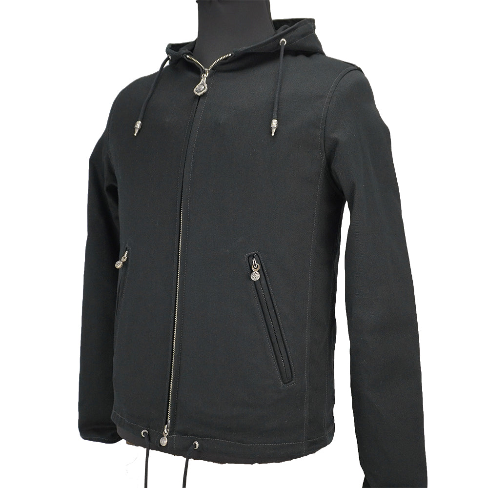 2WAY BLACK TWILL PARKER