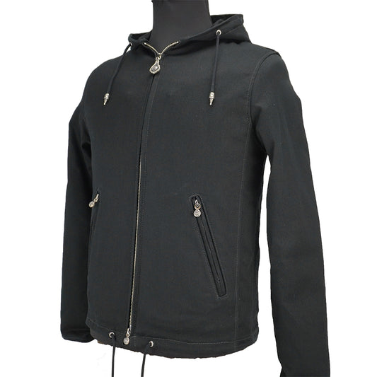2WAY BLACK TWILL PARKER