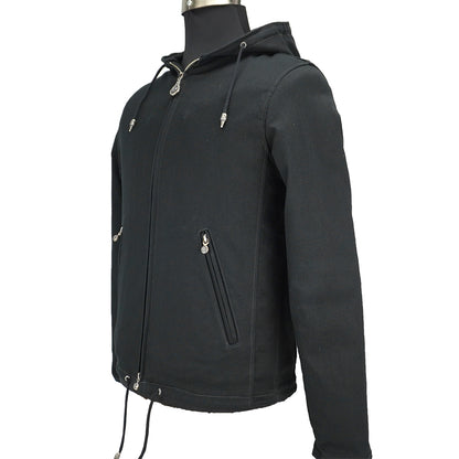 2WAY BLACK TWILL PARKER