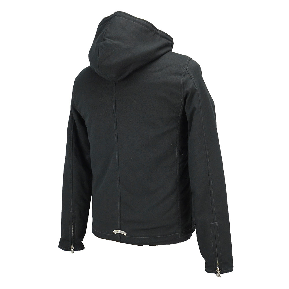 2WAY BLACK TWILL PARKER