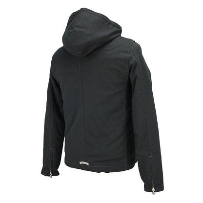 2WAY BLACK TWILL PARKER