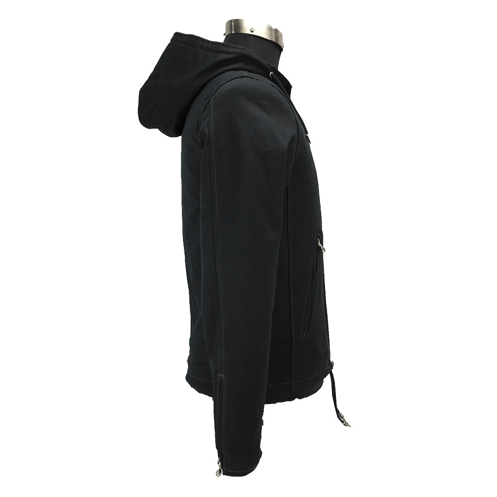 2WAY BLACK TWILL PARKER