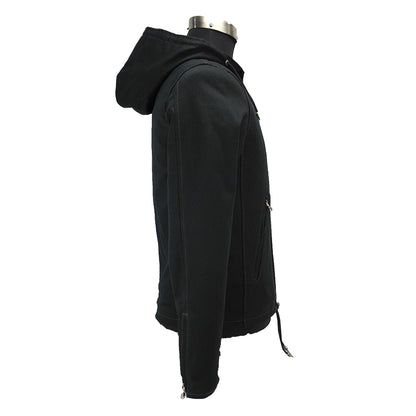 2WAY BLACK TWILL PARKER