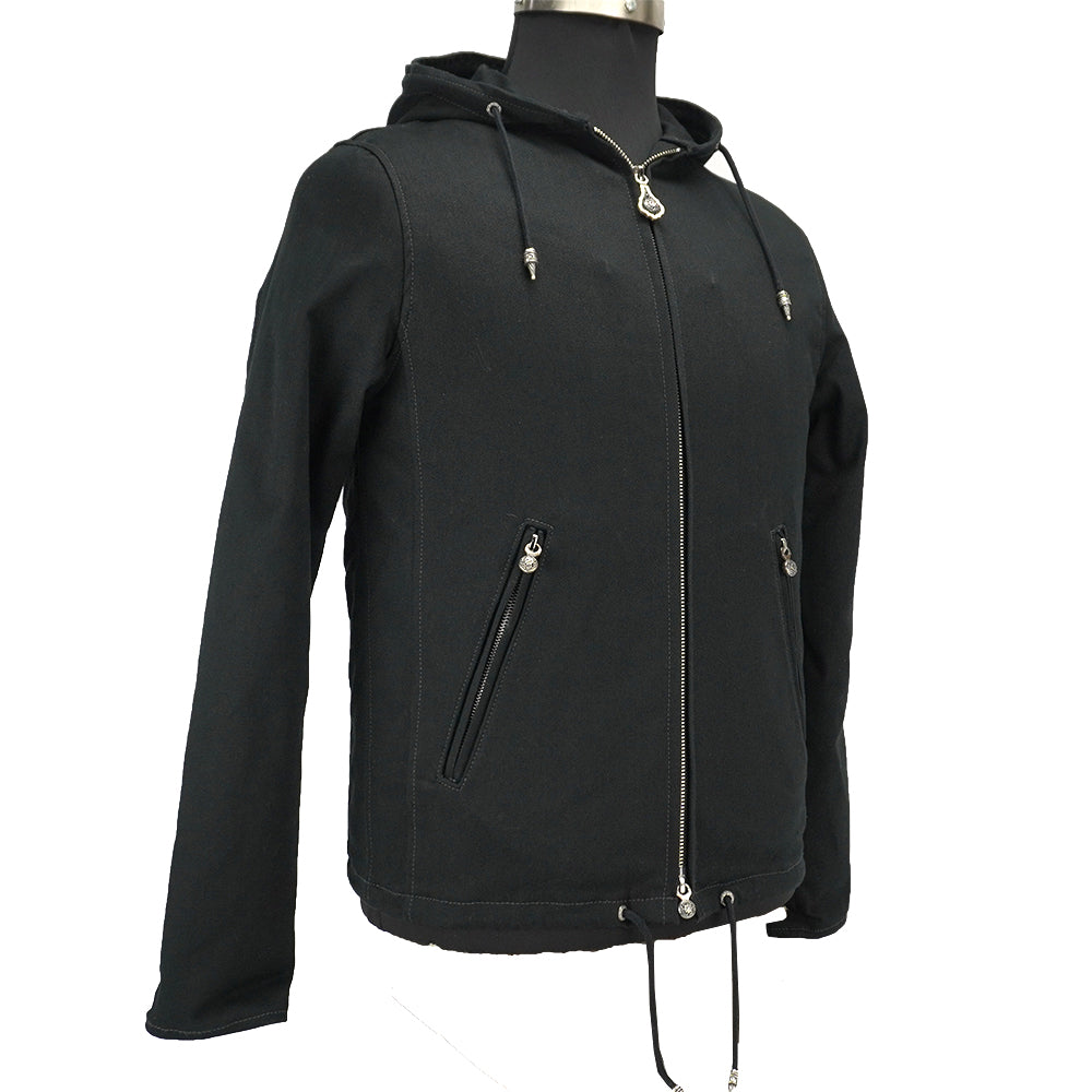 2WAY BLACK TWILL PARKER