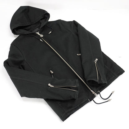 2WAY BLACK TWILL PARKER