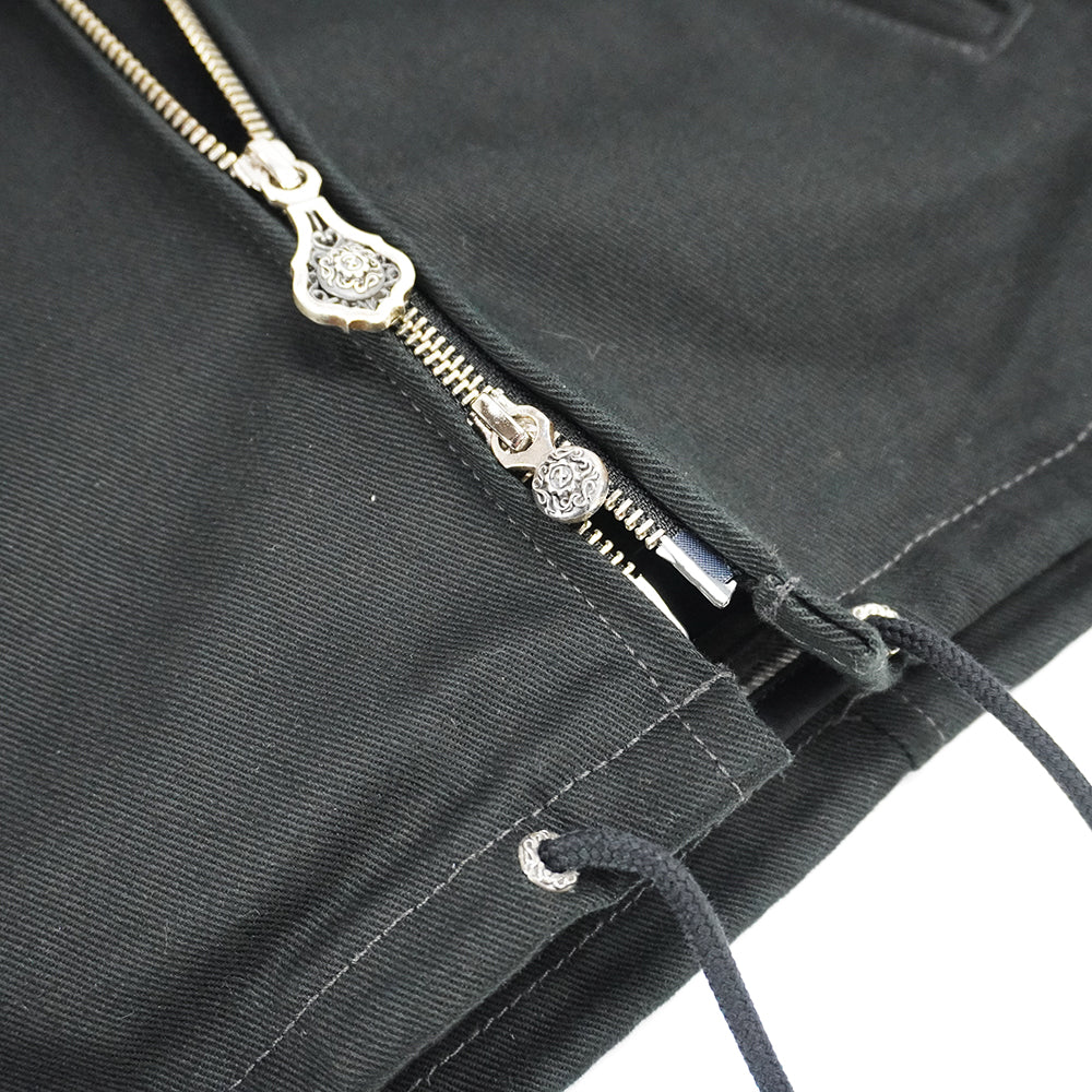 2WAY BLACK TWILL PARKER