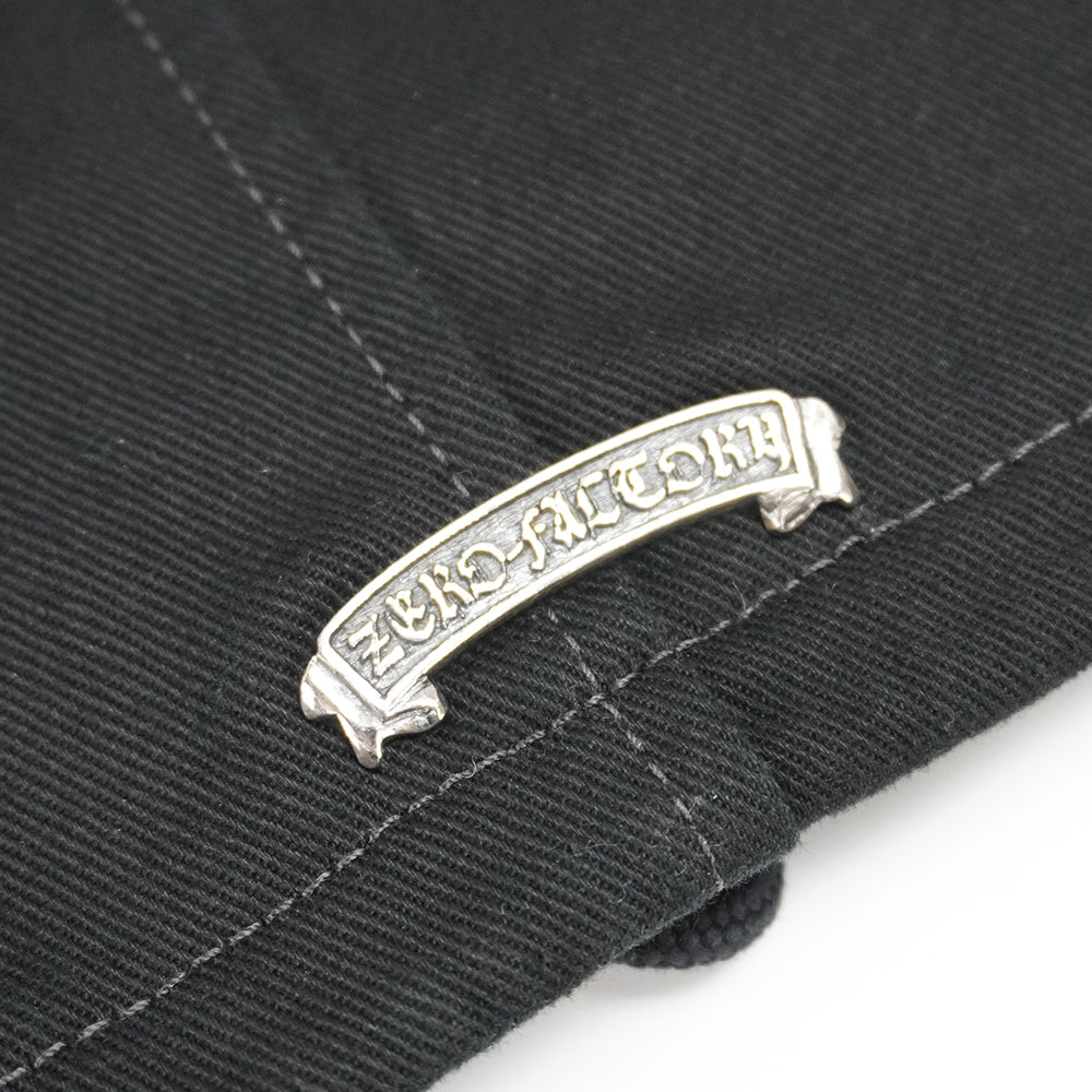 2WAY BLACK TWILL PARKER