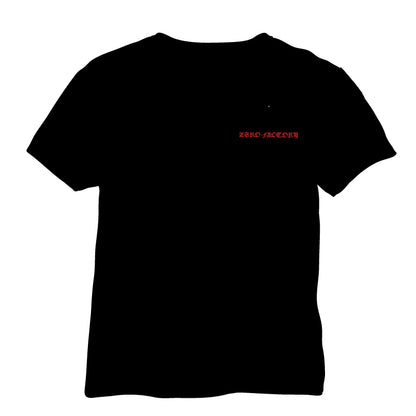 【56Tatoo Studio × ZERO-FACTORY 】 FIRE SKULL Tシャツ -BK-
