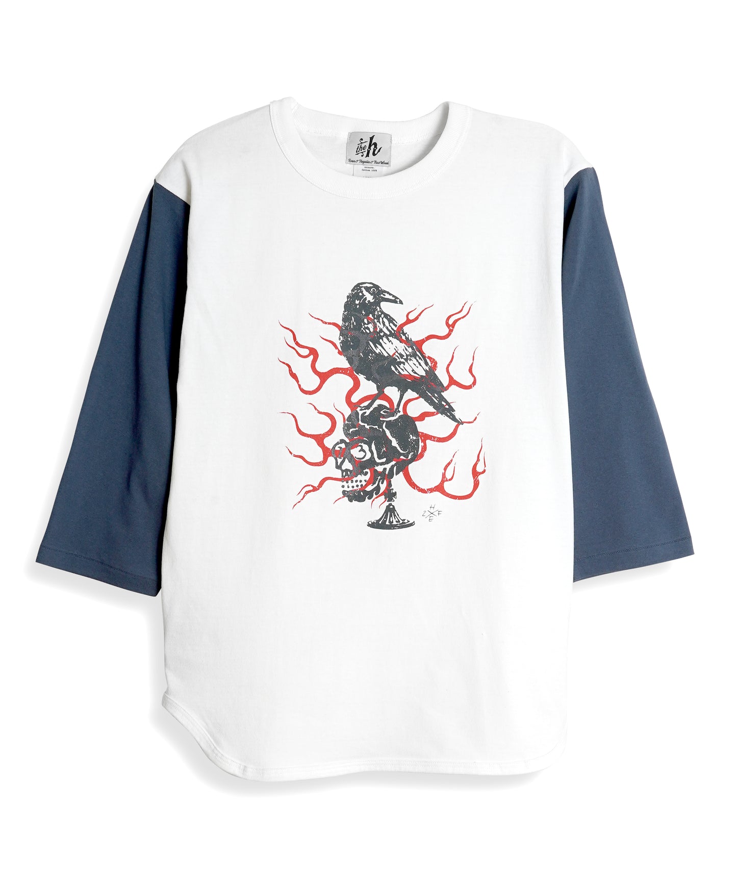 【THE HIGHEST × ZERO-FACTORY 】 3/4Tシャツ -NV-