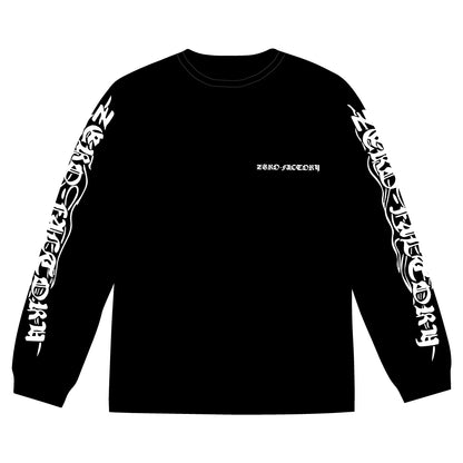 BANDANA ロングTシャツ -Black-